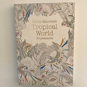 ✨$5 sale✨ Tropical World Postcard Colouring Book